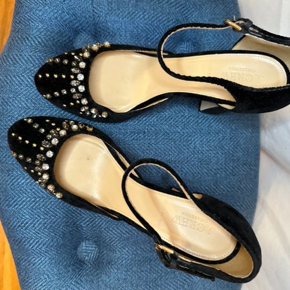 J.Crew Collection velvet heels - Picture 5 of 7